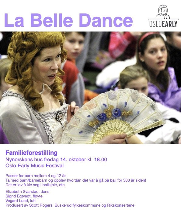 La Belle Dance med Elizabeth Svarstad 14.10 kl 18.00