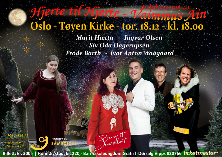 2025 FRODE BARTH med Julekonsert i Tøyen Kirke 18. desember kl 18.00